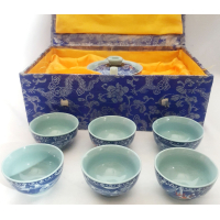 Chinese doos met theeset